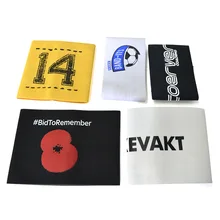 Настраиваемый капитан носить нарукавник футбольный матч обучение нарукавники эластичный нарукавник поддержка