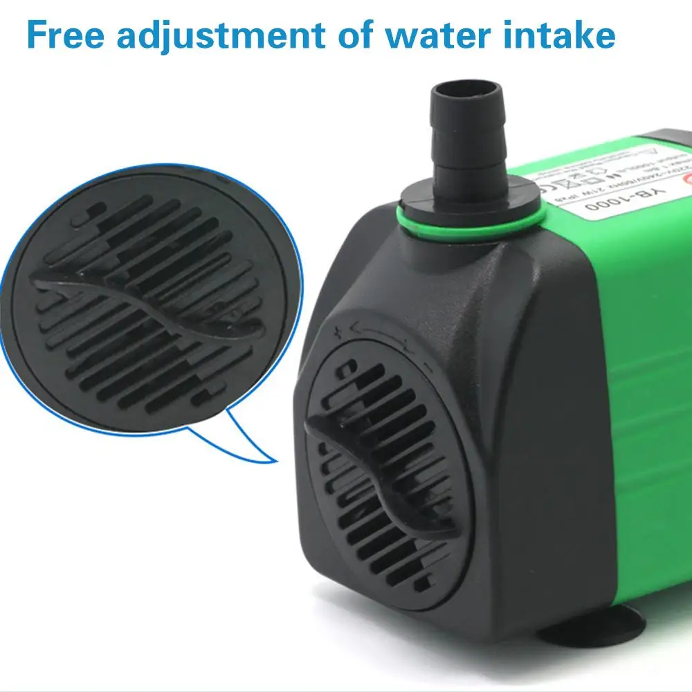 Красочный фильтр насос Электрический погружной аквариум с подачей кислорода
