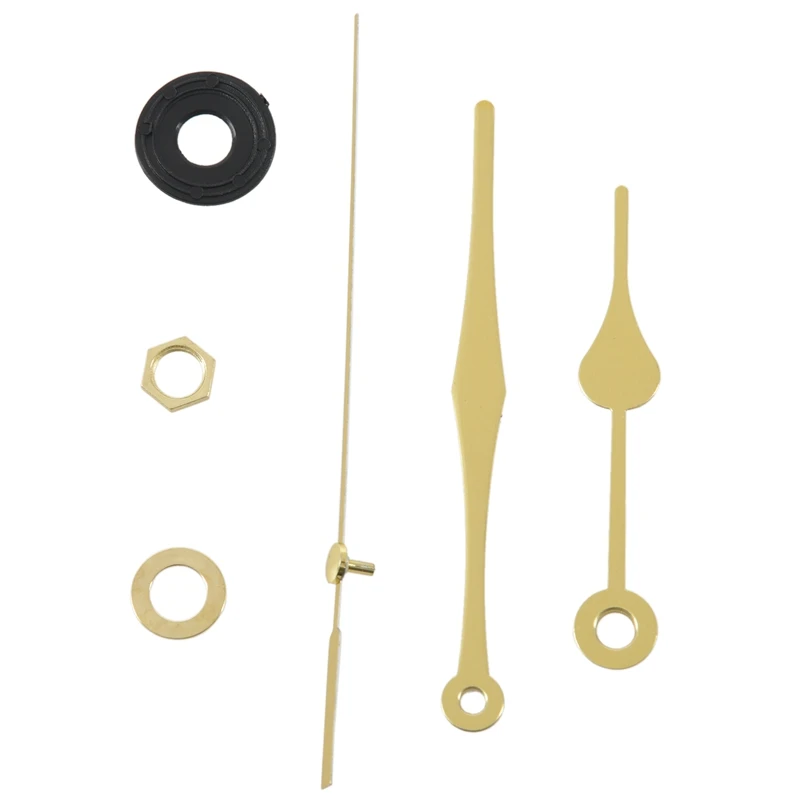 Quartz Clock Movement Mechanism Gold Hands DIY Repair Parts Kit