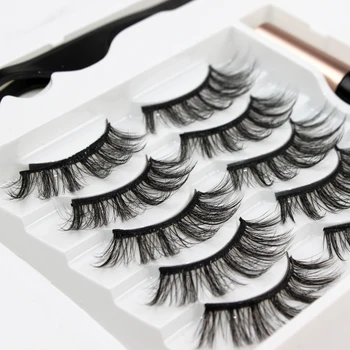 

liquid-eyeliner false-eyelashes magnetic without-glue long-lasting sweat-proof magnetic eyelashes false eyelashes magnetic