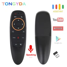 G10 G10S Voice Remote Control 2.4G Wireless Air Mouse Microphone Gyroscope IR Learning for Android tv box T9 H96 Max X96 mini
