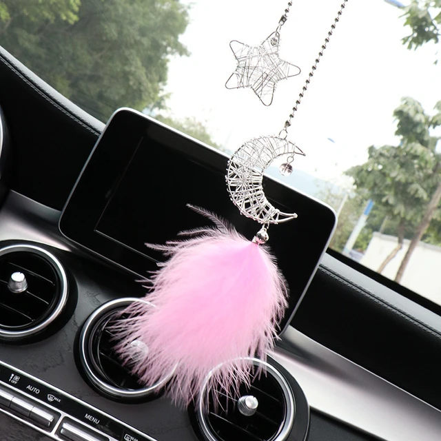 Dream Catcher Car Hanging Ornaments Feather Car Mirror Pendant Car  Accessories For Girls Home Auto Interior Decor Car Pendants - AliExpress