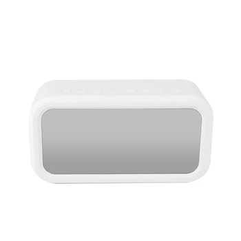 

Multi-Functional Electronic Clock Bluetooth Audio Mirror Speaker Temperature Digital Alarm Time Home Decorations