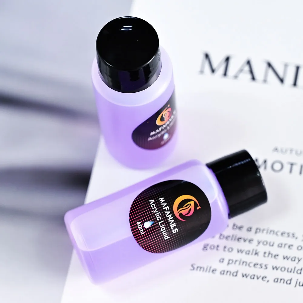 Nail Acrylic Liquid 40Ml 1.3OZ Monomer Acrylic Liquid For Acrylic Build Nails Art Extension