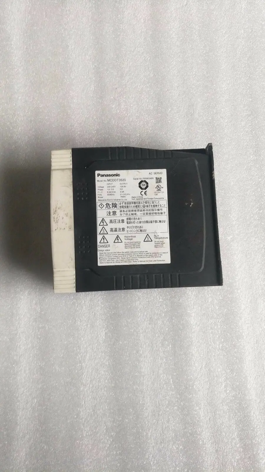 MCDDT3520 MCDDT3520 сервоприводы испытаны Panasonic б/у