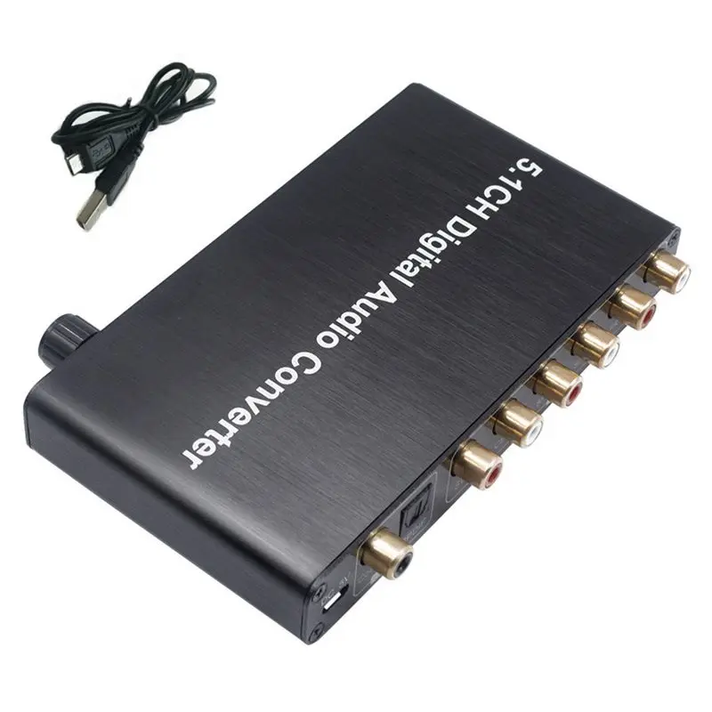 Hot 3C-5.1ch digital audio converter DTS / AC3 Dolby decoding SPDIF input to 5.1