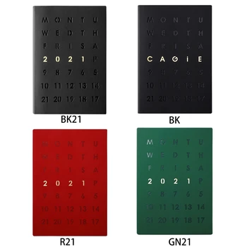 

2021 Planner Organizer A5 Agenda Journal Notebook Business Diary Notepad Weekly Monthly Note Book with Pen