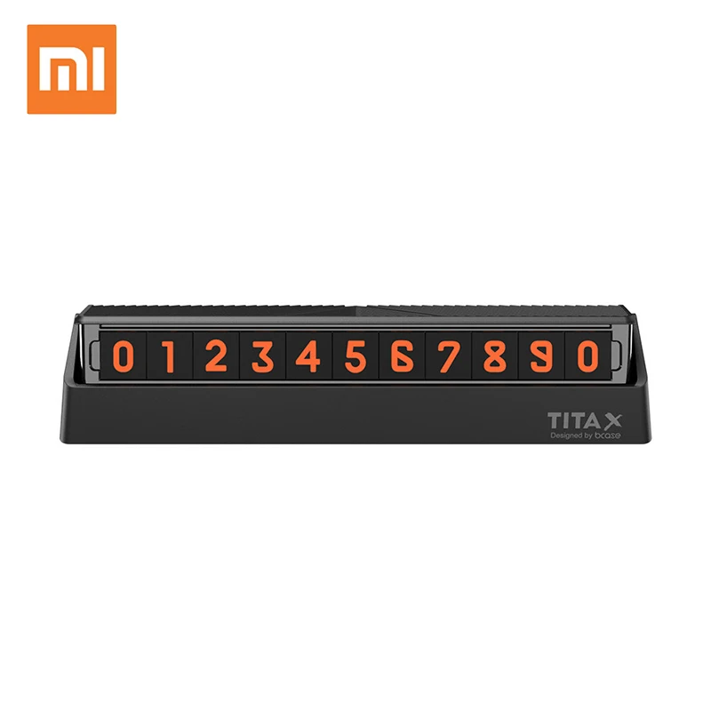xiaomi mi mijia Bcase TITA X Share To Bcase Flip Type Car Temperary Parking Phone Number Card Plate Mini Car Decoration #1|Smart Remote Control| - AliExpress