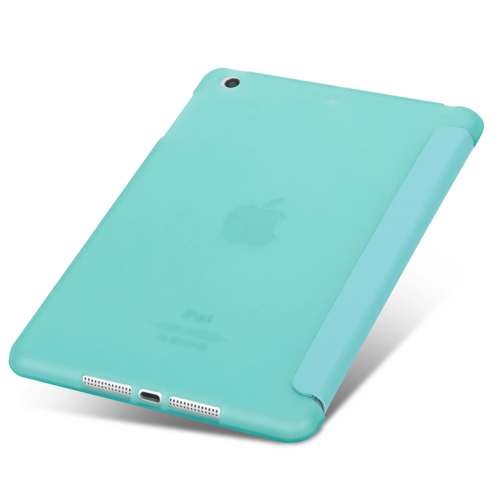 Для iPad Mini 2 3 чехол из искусственной кожи тонкий умный чехол Мягкий ТПУ силиконовый чехол для iPad Mini 3 чехол против отпечатков пальцев кобура