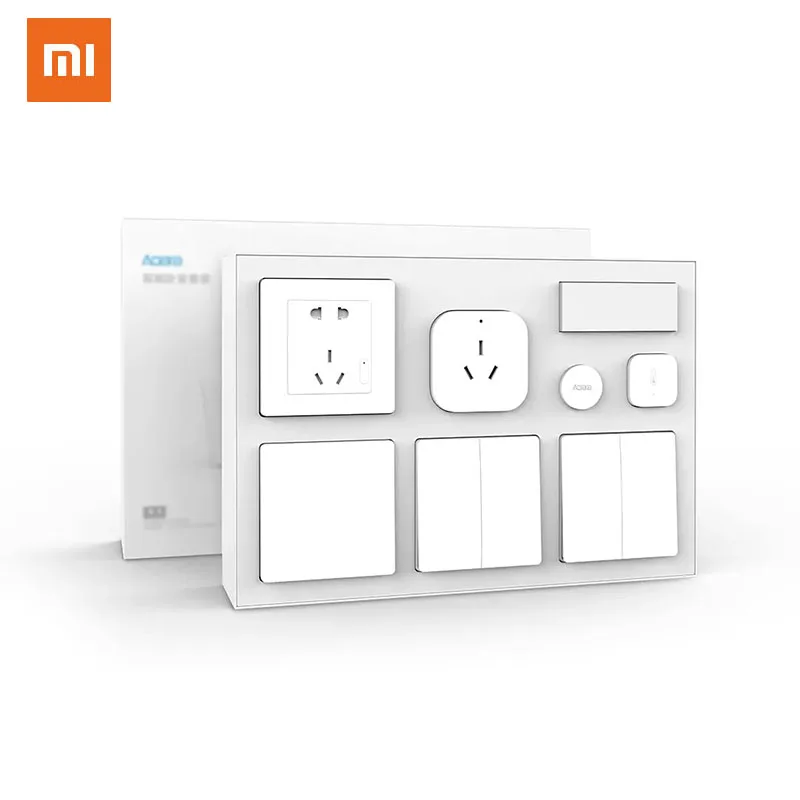  Xiaomi Aqara Smart Automatic Smart Bedroom Set Wireless Switch Smart control Wall Socket body senso