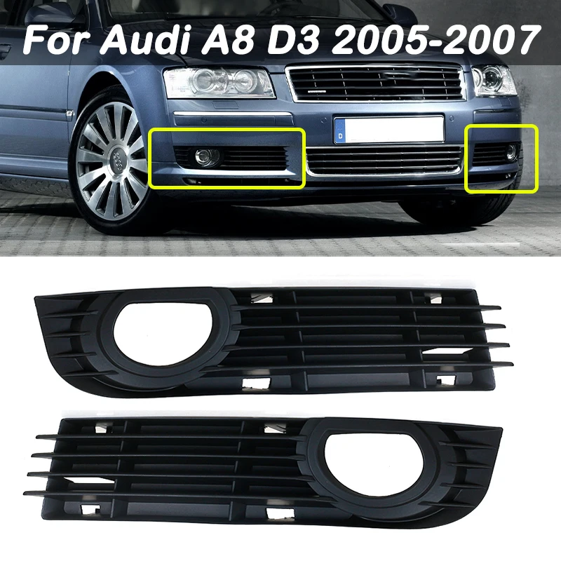 NEW Front Radiator Bumper Center Grille Grill Fits Audi A8 20052007