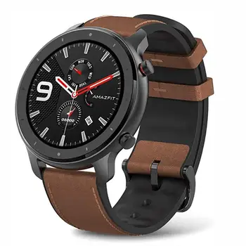 

Xiaomi Amazfit SmartWatch 47mm Gps Glonass Watch Leather Silico GPS sports Rate Monitor Ip68 Waterproof smartband