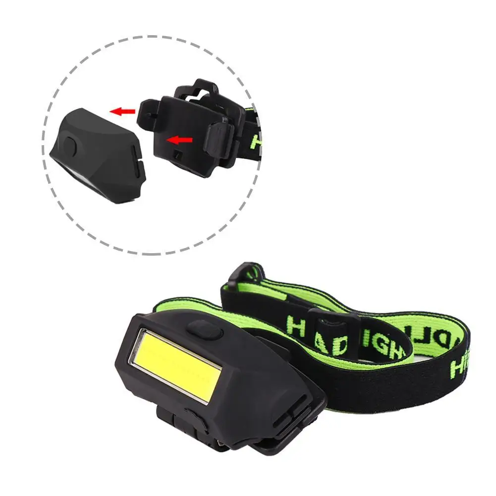 

Portable Mini Head Light Torch Lamp Camping Hiking Hat Cap Clip Flashlight Headlamp Led Headlamp Rechargeable Headlamp