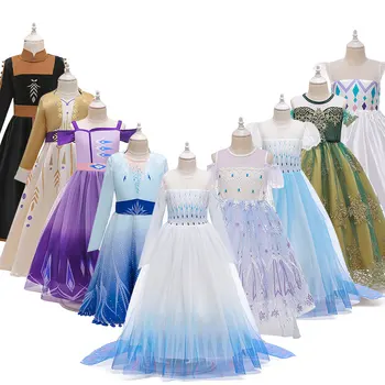 

Girls Cosplay Christmas Dress Kids Summer Costume Children Birthday Party Princess Dresses For 5 7 9 Girl Clothing