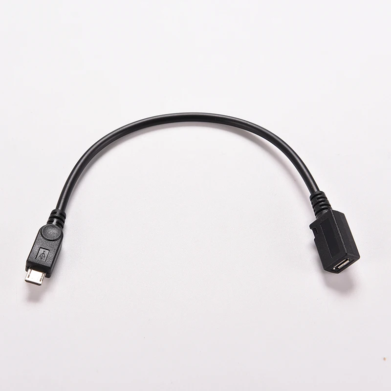 USB Aux Adapter USB Mini Cable 20cm M/F For Micro USB 2.0 Type B Male To Female Extension Cable Wire Extender Charging Cable Cord
