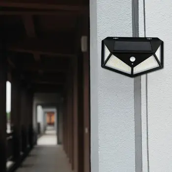 

1/2/4pcs Outdoor Lights Solar Powered LED Wall Lamp Porch Lights Night PIR Motion Sensor Solar Lamp Waterproof Garden Lights