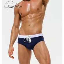 Летние мужские плавки с треугольными чашечками, Шорты для плавания, Мужская одежда для плавания, шорты боксеры, сексуальные пляжные шорты для серфинга