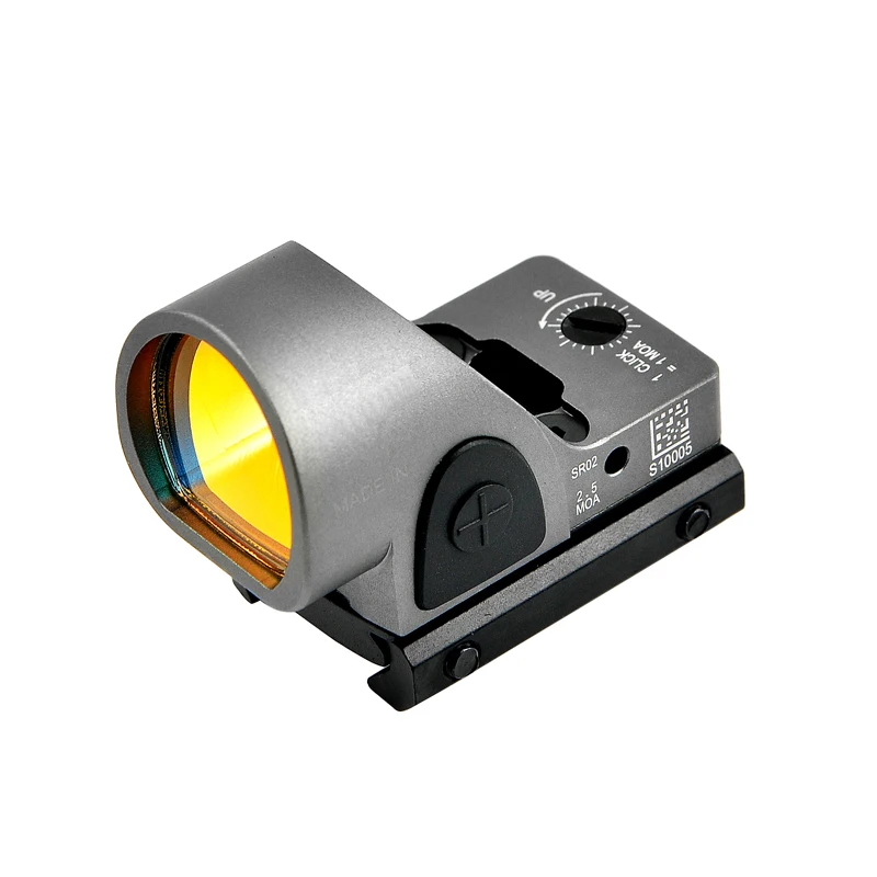 Тактический SRO Red Dot Прицел 2,5 MOA специализированный рефлекс Red Dot Регулируемый Оптический подходит 20 мм рельс для коллиматора Глок/винтовки