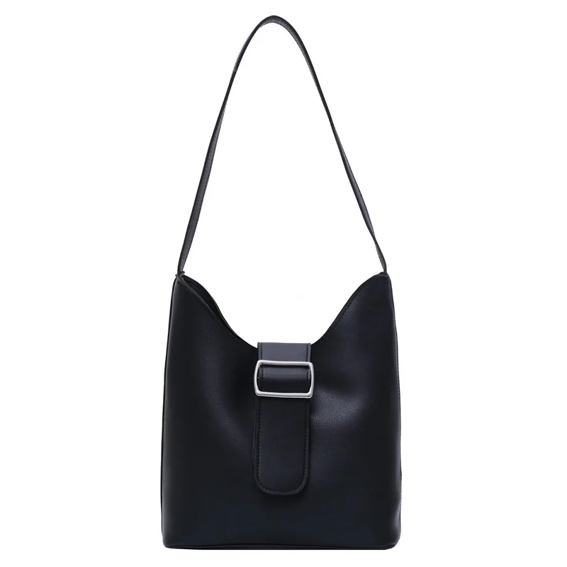 

Autumn and Winter Fashion Simple Joker Bucket Bag Shoulder Messenger Packet