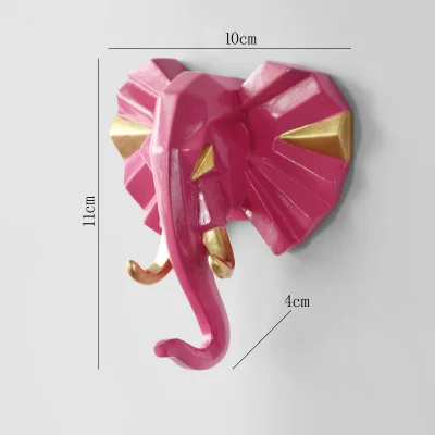 Крючок для ключей, подвесной крючок для ключей, скандинавский многофункциональный крючок для животных, крючок для головы, настенный крючок, украшение для дома - Цвет: 32