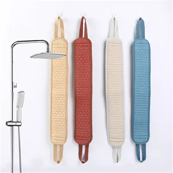 

Hot New Exfoliating Back Scrubber Rub Back Thicken Double-Sided Long Bath Towel Shower Loofah Massage Towel Wash Scrubber Cloth
