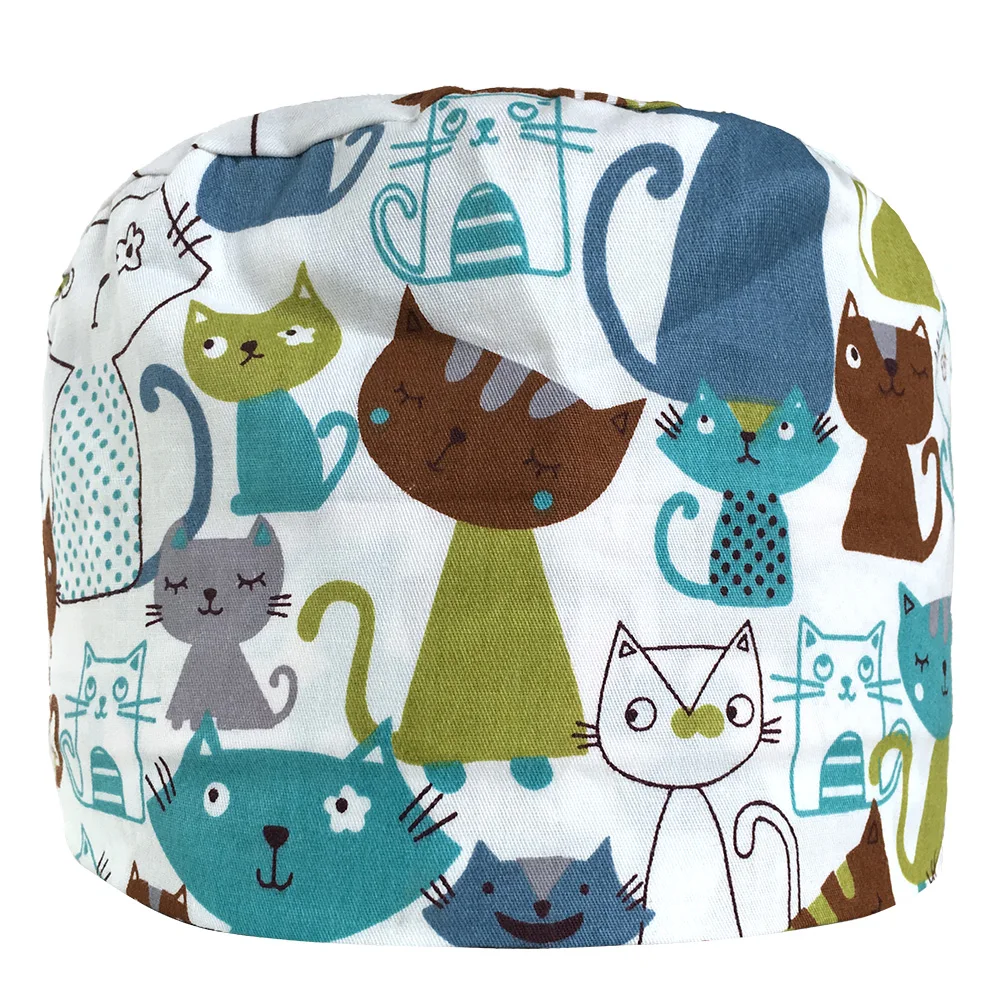 VIAOLI men women medical scrubs pharmacy Work Cap surgery nurse Hat Oral cavity Dental Clinic Pet Veterinary Surgical Cap062