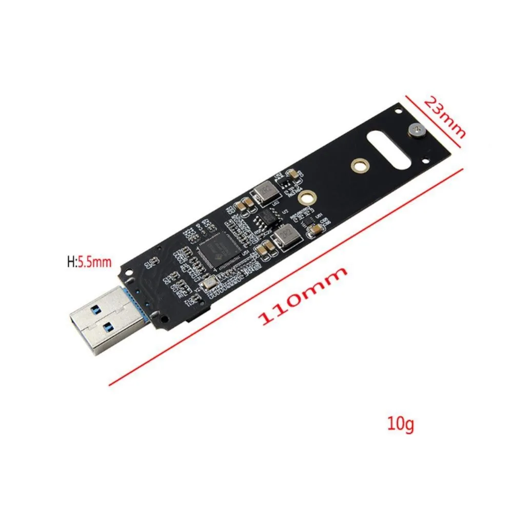 USB 3,0 для Nvme Jimier M-chave M.2 NGFF SSD PCBA Conveter Adaptador Card Tipo de Disco Externo