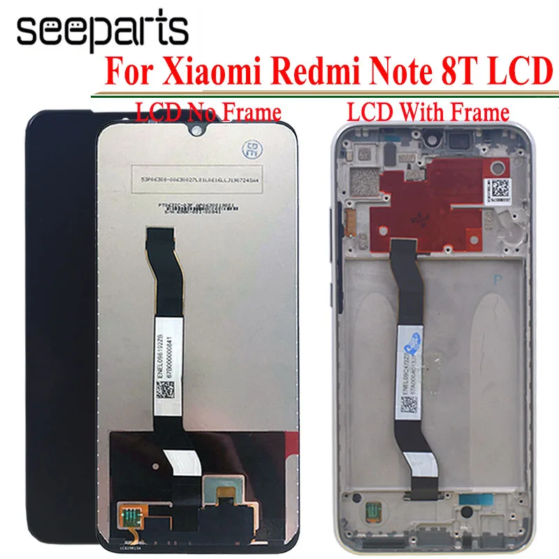 ЖК дисплей 6 3 &quotдля Xiaomi Redmi Note 8t сенсорный экран с дигитайзером в сборе замена для