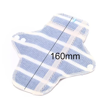 

Washable Panty Liner Bamboo Cloth Menstrual Sanitary Nappy Towel Pad Reusable Feminine Hygiene Sanitary Pad 16*7cm