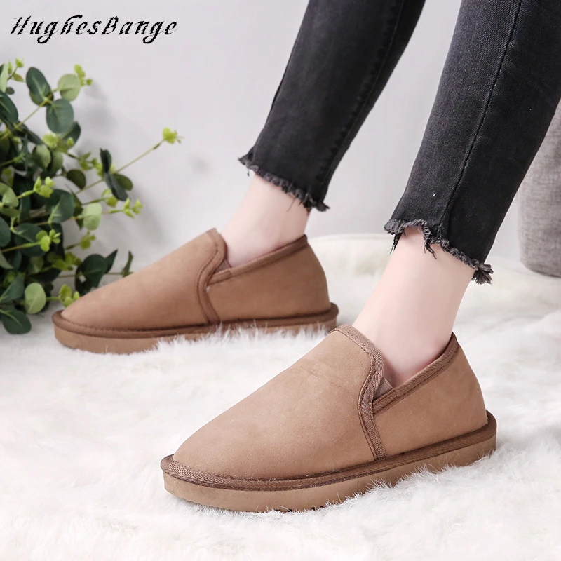 Зимние сапоги Новинка 2019 года модные короткие зимние сапоги-трубы для отдыха из