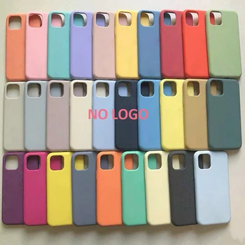 

Luxury Case For iPhone SE 2020 Official Original Silicone Case For Apple iPhone 11 Pro 7 8 PLus 6 6S X XR XS 11 Phone Back Cover