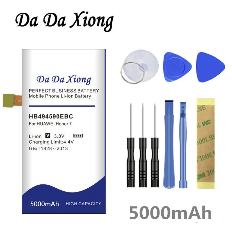 Аккумулятор DaDaXiong HB494590EBC на 5000 мАч для Huawei Honor 7 G620 G628 Honor7 | Мобильные телефоны и