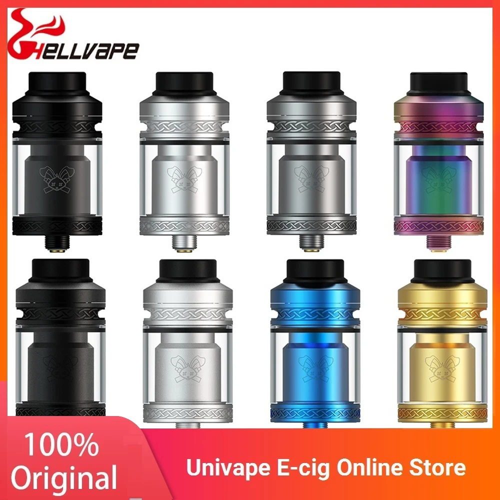 Оригинальный Hellvape Dead Rabbit V2 RTA 5 мл Емкость Улучшенная y-образная Дека 7 одна или