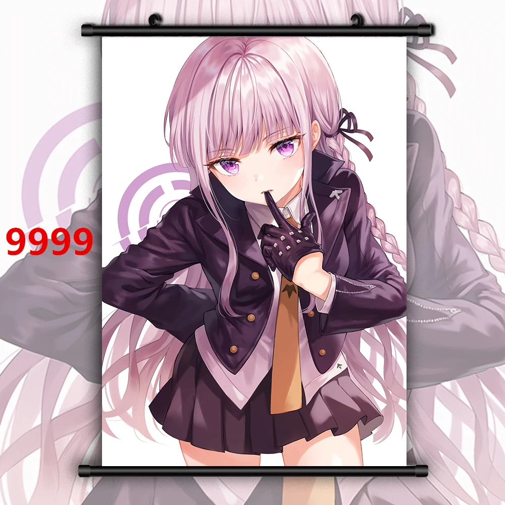 9999 Danganronpa Chiaki Junko Mikan Аниме Манга HD Печать настенный плакат свиток - Цвет: 9999