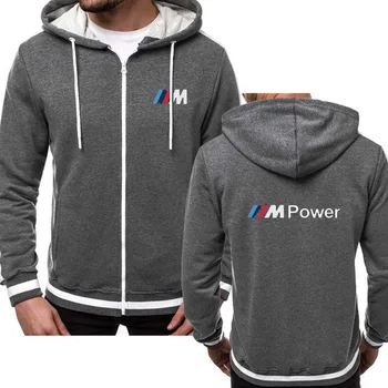

Men Hoody Spring for BMW M Logo Sweatshirt Hoodies Fashion Autumn Fleece Cotton Zipper Jacket HipHop Harajuku Male Cloth