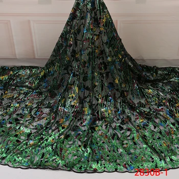 

Latest Velvet Flocking Sequins Lace Fabric 2019 High Quality African Wedding Dress For African Velvet Tuell Lace Fabric 2830b