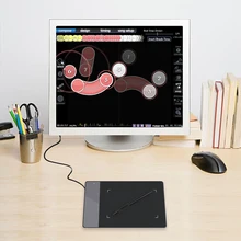 HUION 420 cyfrowy Tablet graficzny do rysowania pióro ciśnienia Tablet podpis Pad z dziesięć stalówki pióra prezent (idealny dla osu)