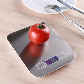 

Hot Digital LCD 10kg Stainless Steel LED Electronic Scale Kitchen Weighing Tool