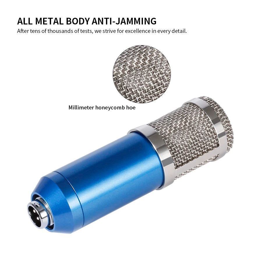 MAMEN BM-800 Professional Recording Microphone Condenser Microfone For Computer Laptop Live Webcast Mic