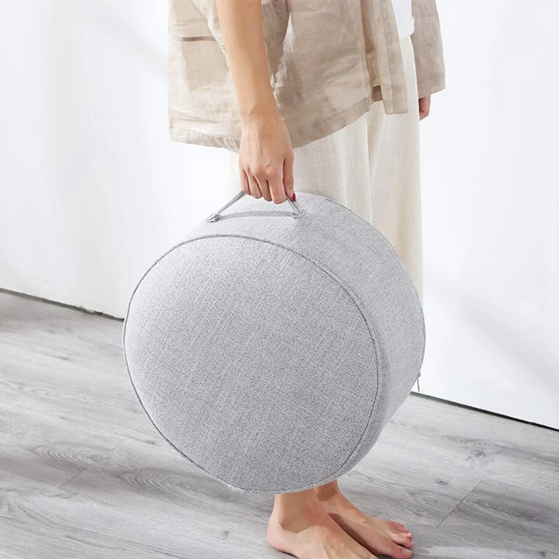Дизайн круглая высокопрочная губчатая подушка для сиденья татами подушка для медитации йоги круглый коврик подушки для стула(синий