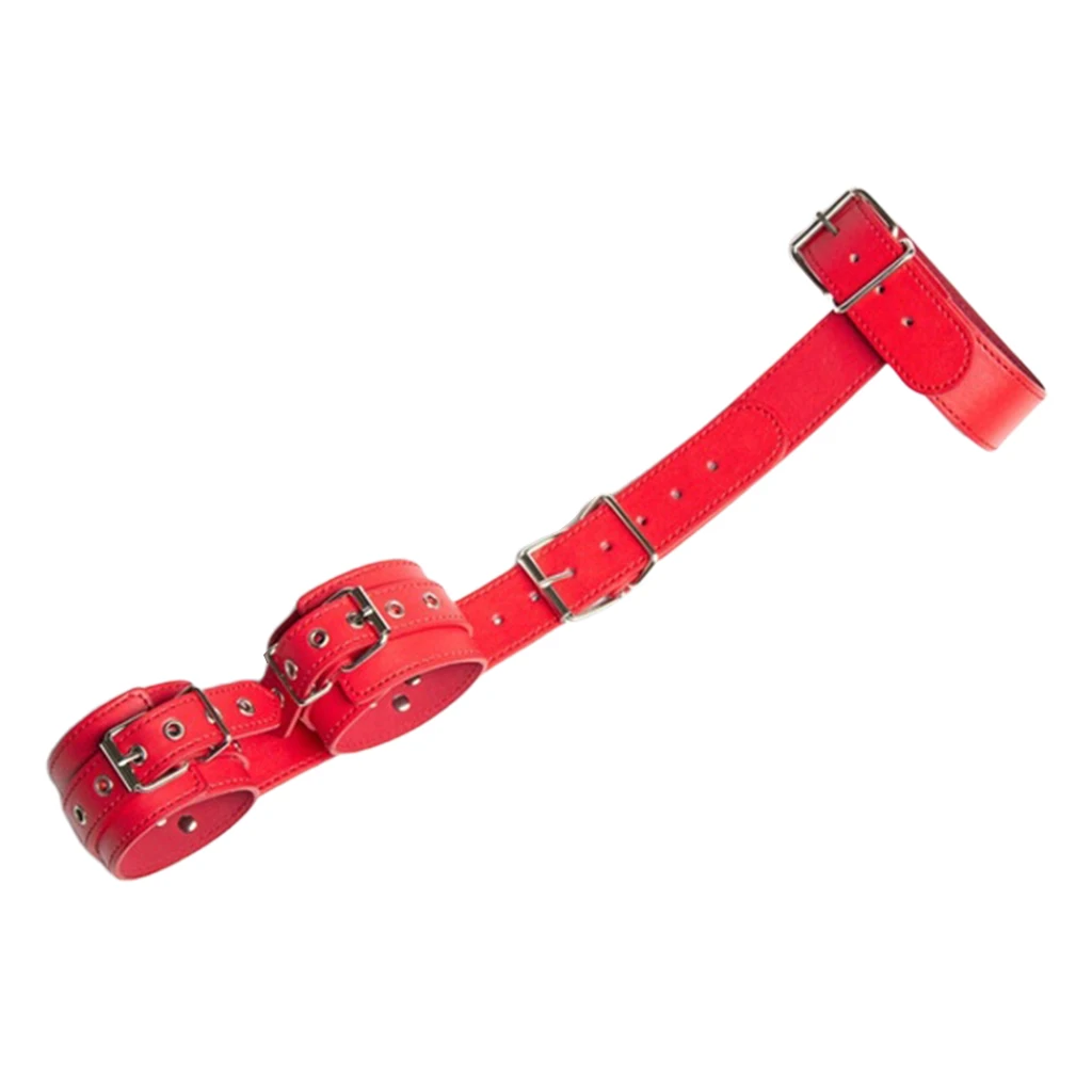 Adult Couple Neck Collar Hand Cuff Wrist Body Restraint Kit Love Toys