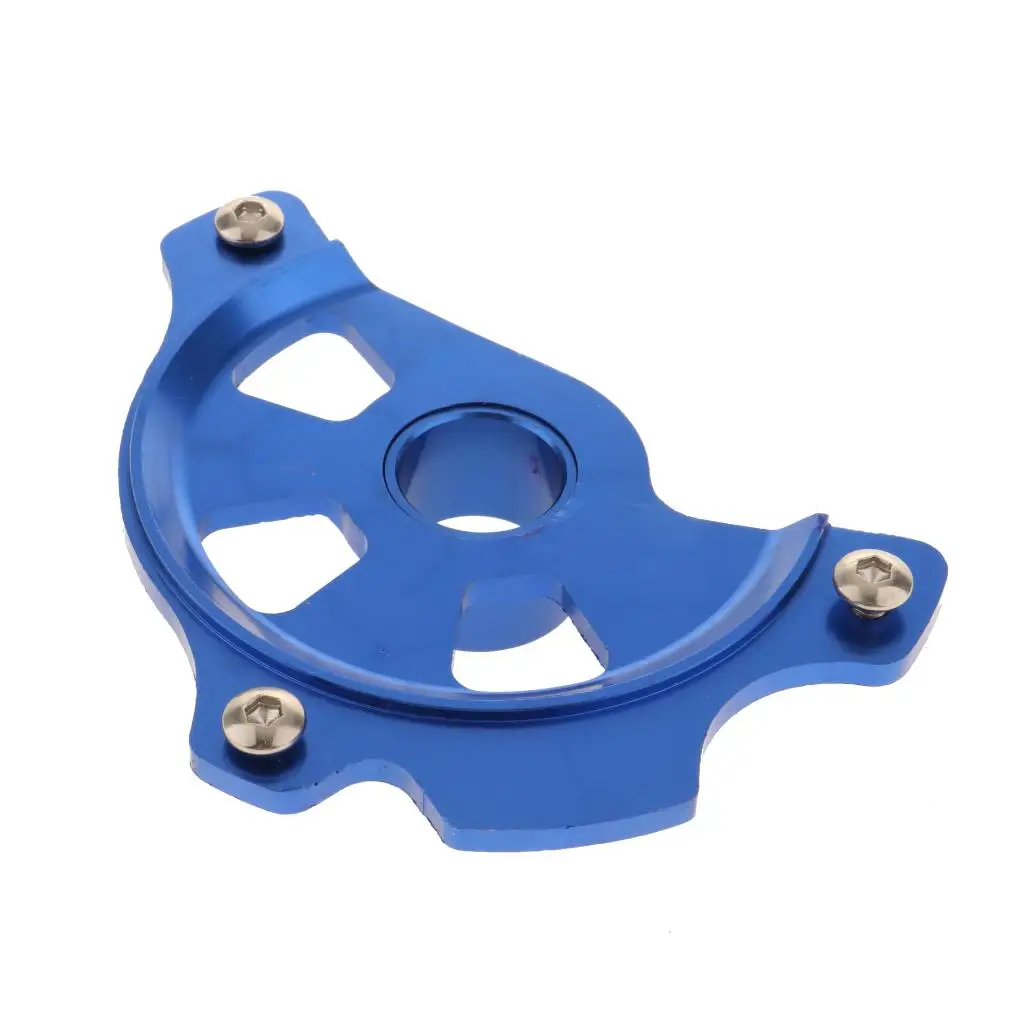 Motorcycle Front Brake Disc Rotor Cover with Screws Blue Brake Protector for Yamaha YZ125X 2016