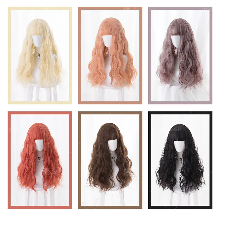 65 см для девушек Красивая Рапсодия Лолита пушистые длинные Кудрявые Волнистые