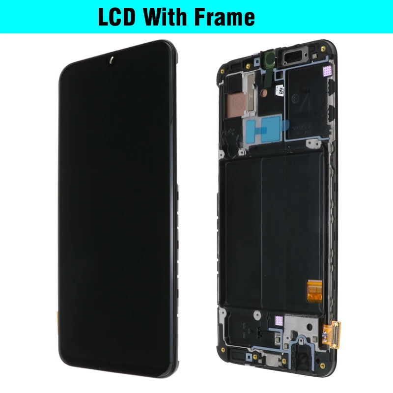 Super AMOLED For Samsung A40 LCD A405 LCD display touch Screen Digitizer Assembly with frame replacement repair parts