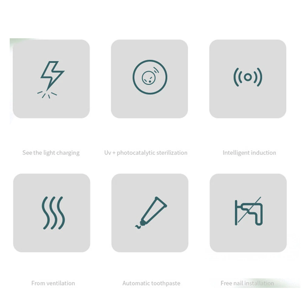 Светодиодный ультрафиолетовая зубная щетка стерилизатор Автоматический Диспенсер зубной пасты с инфракрасной индукцией солнечной зарядки ванной набор новейший