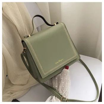 

Textured Shoulder Bag New Style Hand Square Sling Bag Fashion Shoulder Bag
