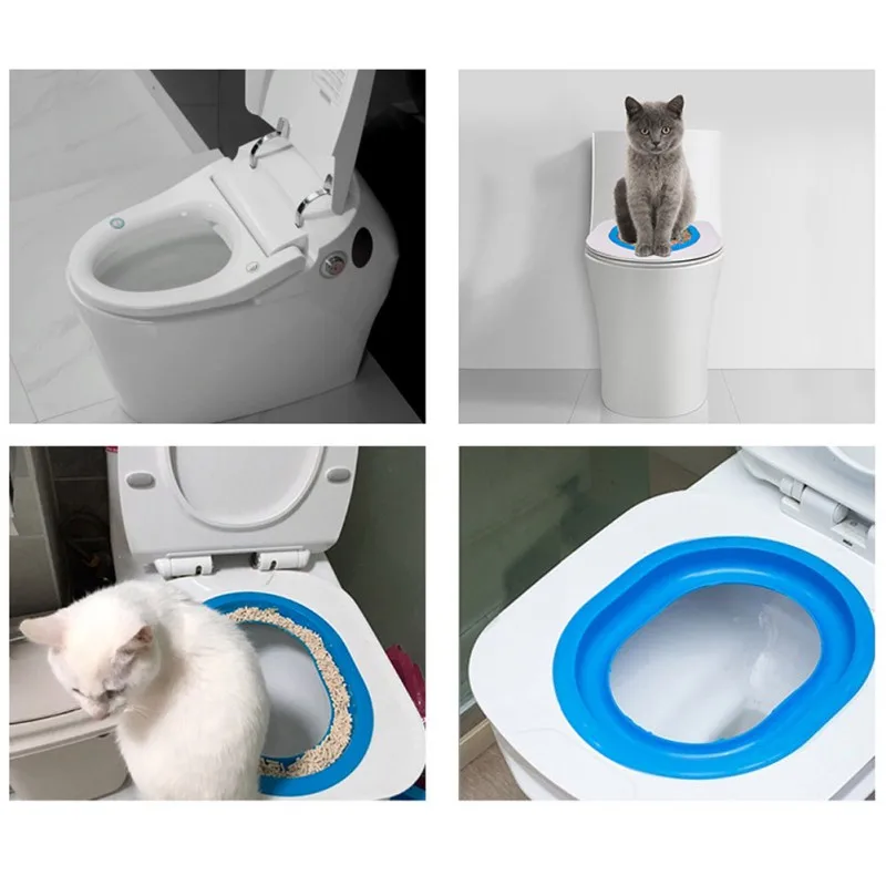 Домашнее животное обучающее сиденье кошачий Туалет сиденье щенок Туалет для домашних животных с наполнителем лоток для домашних животных