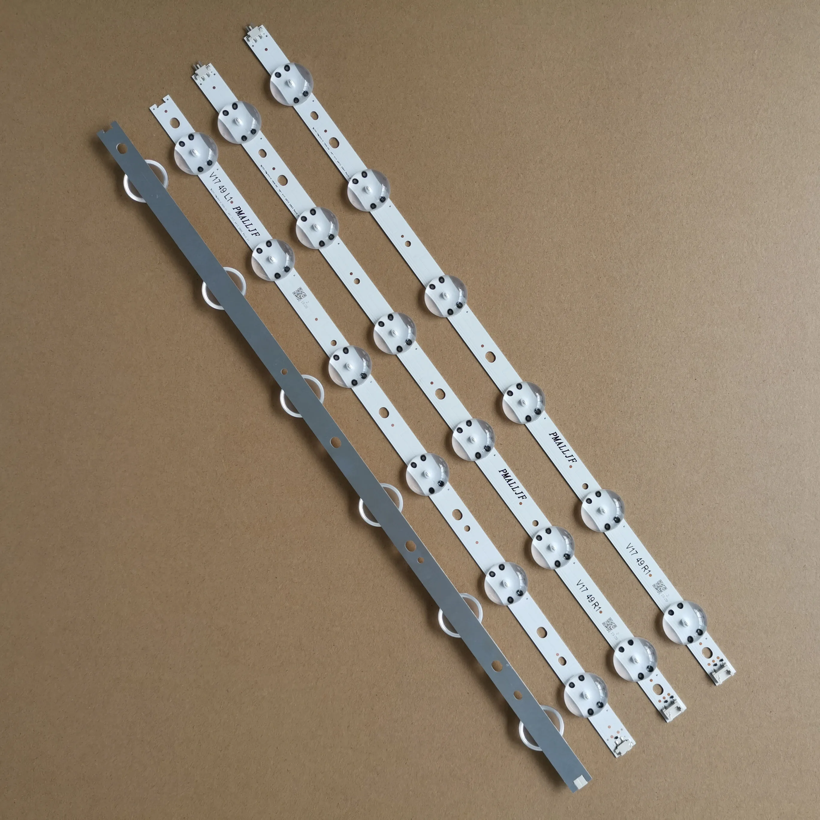 4 шт./компл. Светодиодные ленты для LG 49UV340C 49UJ6565 49UJ670V V17 49 R1 L1 ART3 2862 2863 6916L-2862A 6916L-2863A