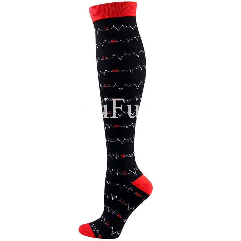 Unisex Knee-High Compression Stockings for Circulation and Support