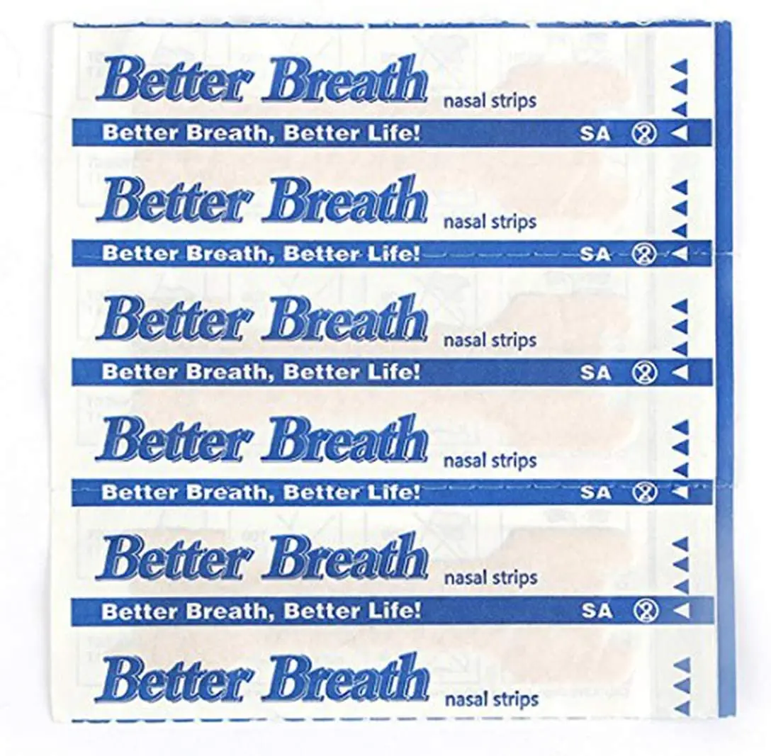 50pcs Better Breathe Nasal Strips（55x16mm）Anti-snoring Patch For Male Snore Sleep Relaxing No Snoring Disturb Antisnore Sticker